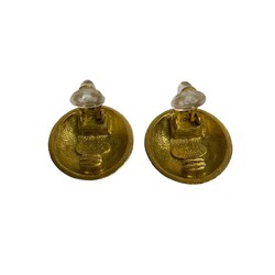 CHANEL Coco Mark Motif Earrings and Ear Cuffs for Women, Gold, 20400