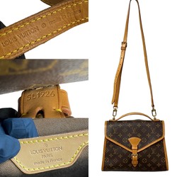LOUIS VUITTON Bel Air Monogram Leather 2way Handbag Shoulder Bag Brown 24662