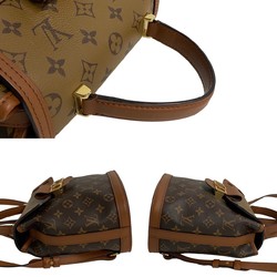 LOUIS VUITTON Louis Vuitton Dauphine Monogram Leather Rucksack Backpack Day Bag Brown 23006
