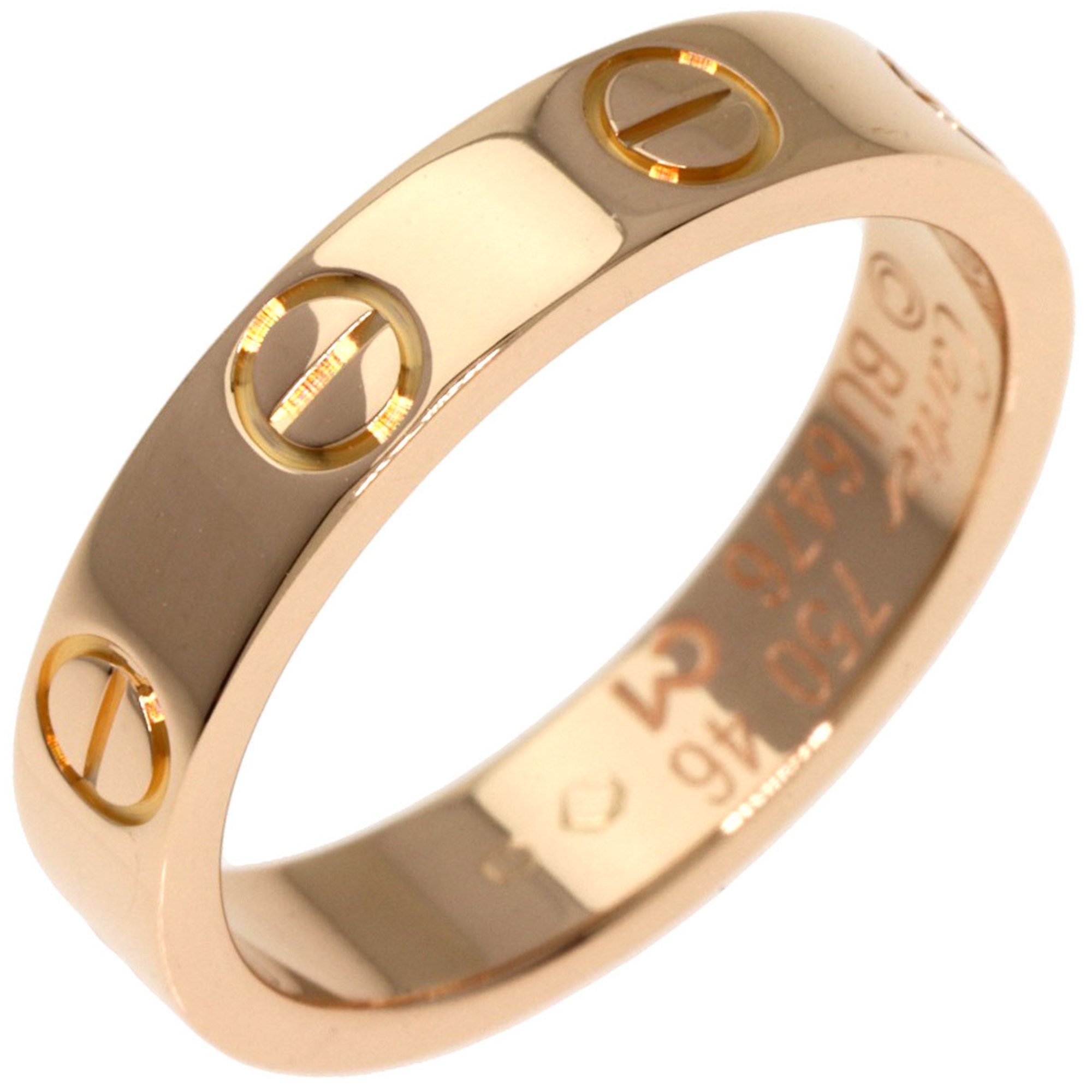 Cartier Love Ring #46 Ring, 18K Pink Gold, Women's, CARTIER