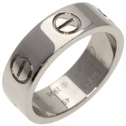 Cartier Love Ring #49 Ring, K18 White Gold, Women's CARTIER