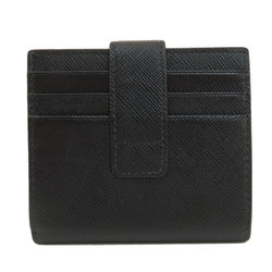 Prada Saffiano Bi-fold Wallet Leather Women's PRADA