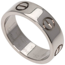 Cartier Love Ring #50 Ring, K18 White Gold, Women's CARTIER