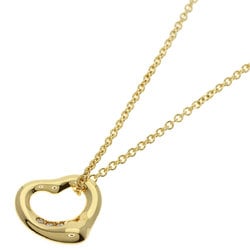 Tiffany Heart 11mm 3P Diamond Necklace K18 Yellow Gold Women's TIFFANY&Co.