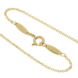 Tiffany Heart 11mm 3P Diamond Necklace K18 Yellow Gold Women's TIFFANY&Co.