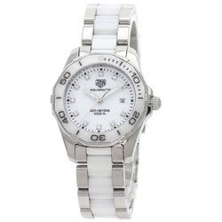 TAG Heuer WAY141D Aquaracer 11P Diamond Watch Stainless Steel/SSxCeramic/Ceramic Ladies HEUER