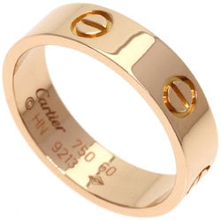 Cartier Love Ring #60 Ring, K18 Pink Gold, Unisex CARTIER