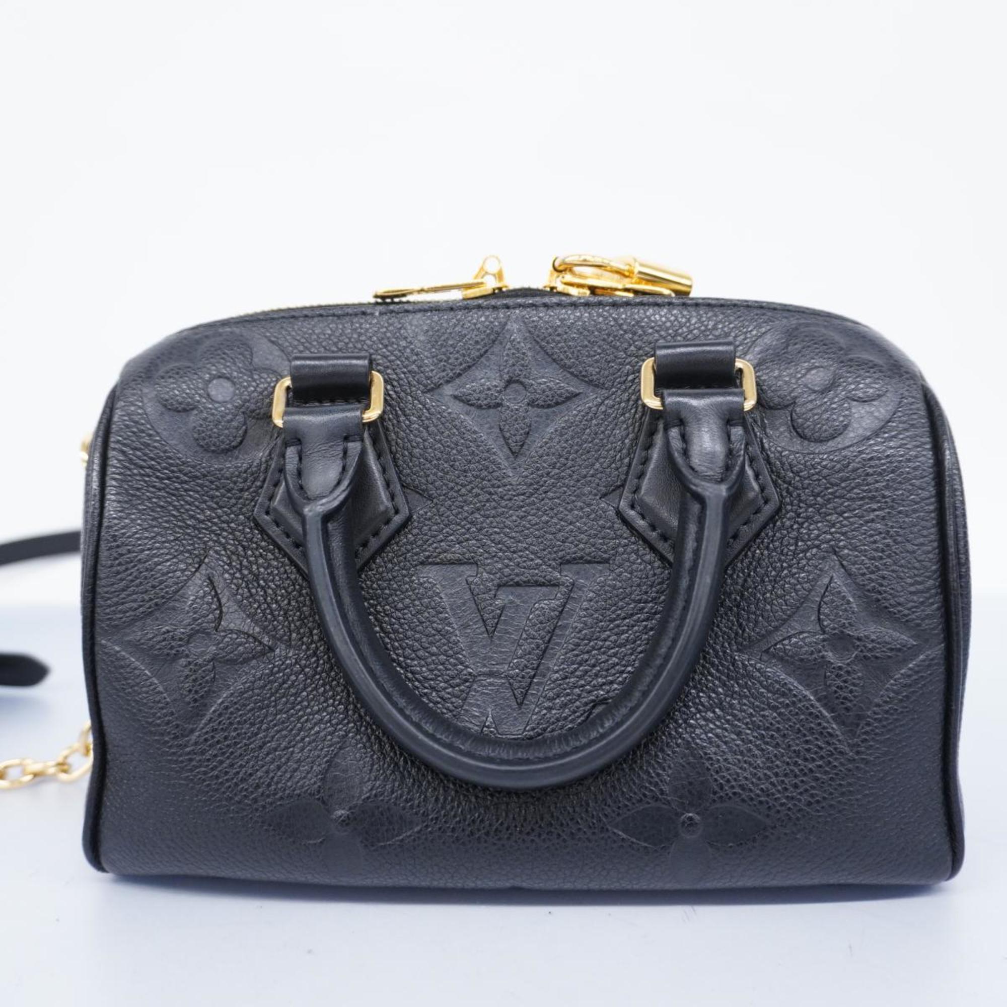 Louis Vuitton Handbag Monogram Empreinte Speedy Bandouliere 20 M58953 Noir Ladies