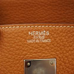 Hermes handbag Birkin 35 □K stamp Taurillon Clemence gold ladies
