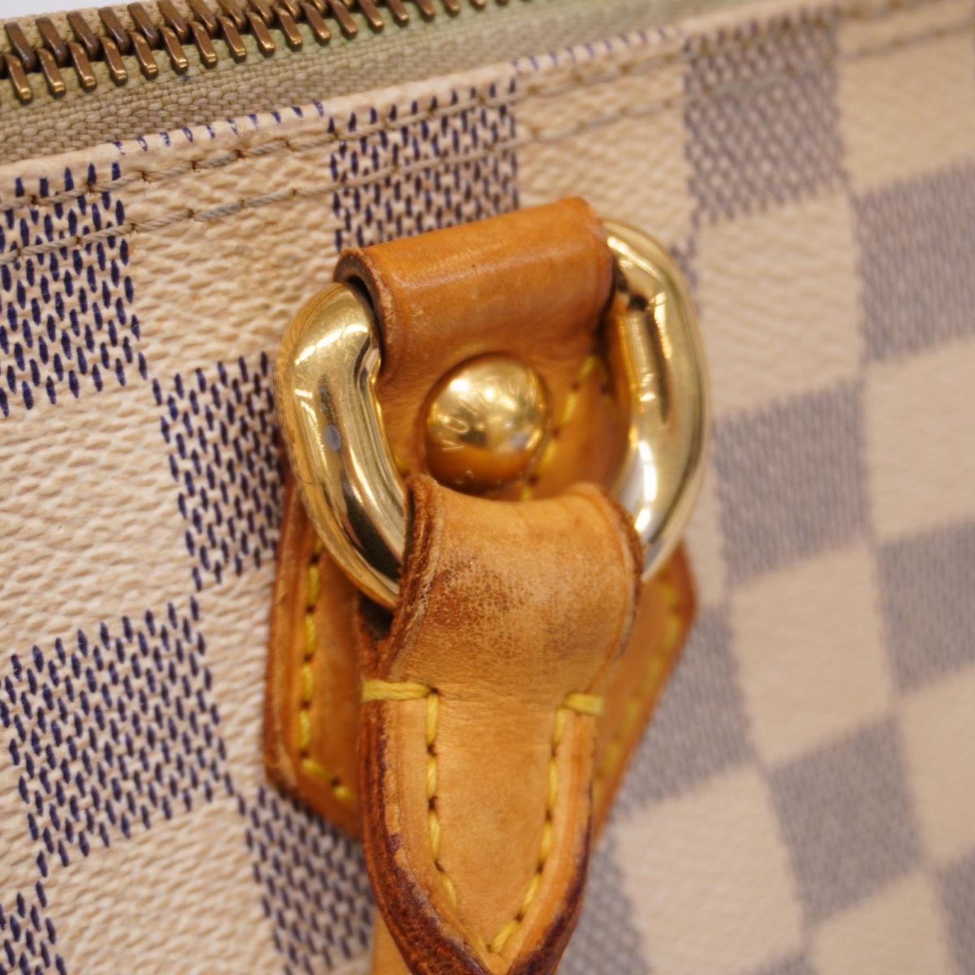 Louis Vuitton Handbag Damier Azur Saleya N51186 White Women's