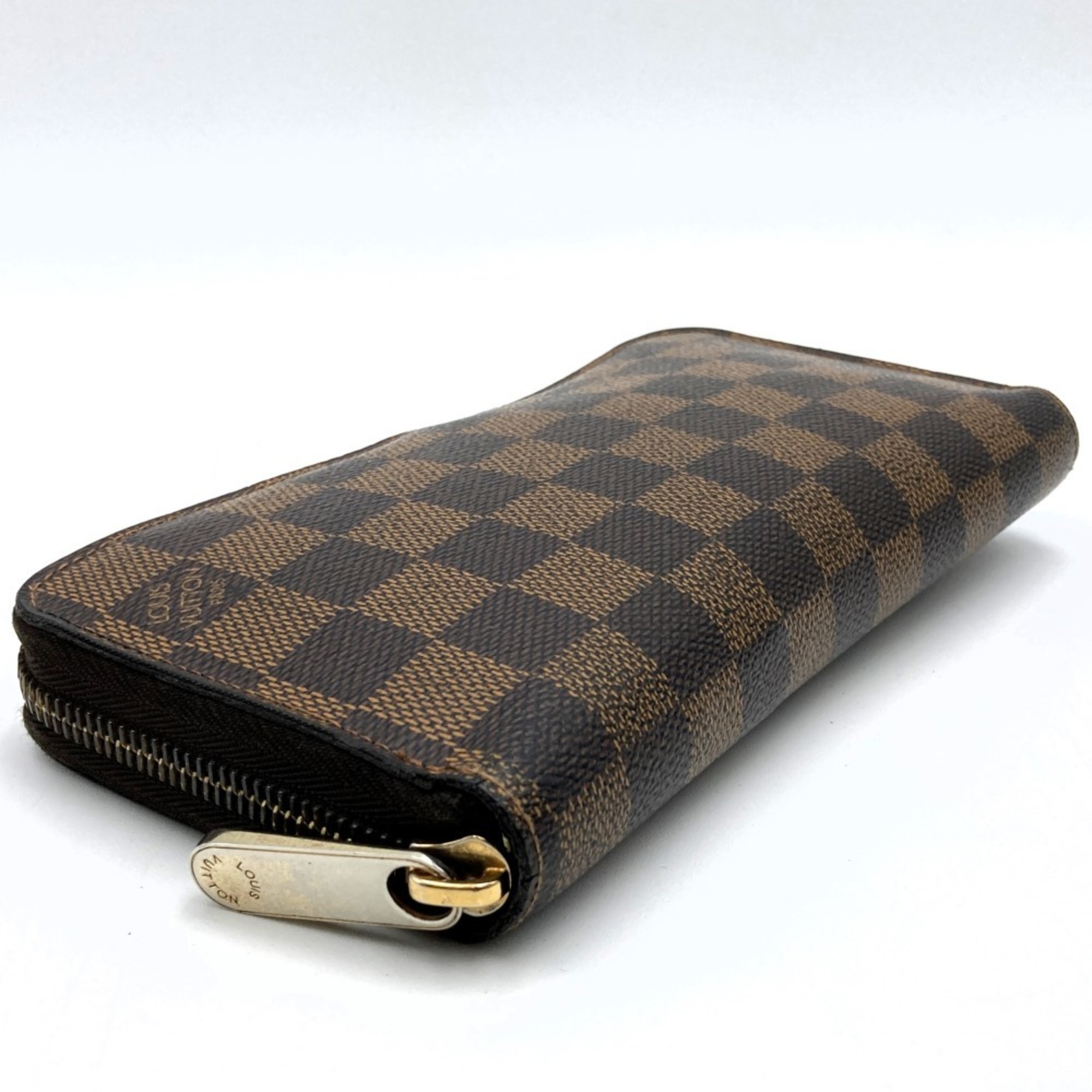 Louis Vuitton N60015 Zippy Wallet Long Brown Damier Ebene LOUIS VUITTON