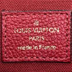 Louis Vuitton M63700 Pochette Felicie Monogram Empreinte Chain Shoulder Bag Red Scarlet LOUIS VUITTON