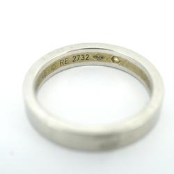 Cartier Ring Engraved 1PD Pt950 Platinum Ladies