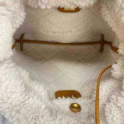 Chanel Handbag CHANEL22 Chain Shoulder Mouton Beige Women's