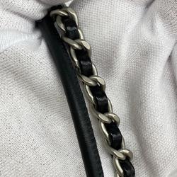 Chanel Handbag CHANEL22 Chain Shoulder Leather Black Women's