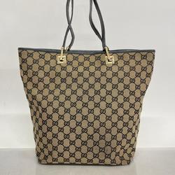 Gucci Shoulder Bag GG Canvas 002 1098 Black Women's