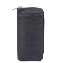 Louis Vuitton Long Wallet Epi Zippy Vertical M60965 Noir Men's Women's