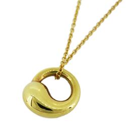 Tiffany Necklace Eternal Circle K18YG Yellow Gold Women's