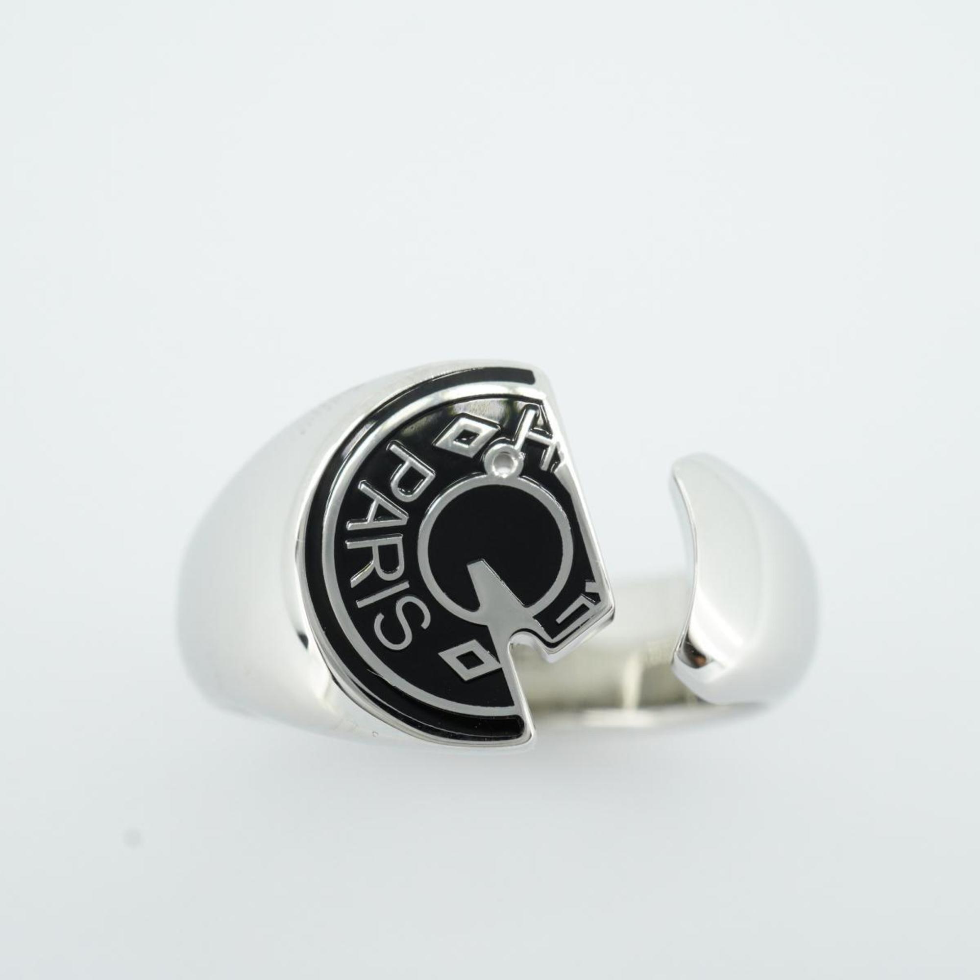 Hermes Ring Carousel Metal Silver Men's Women's