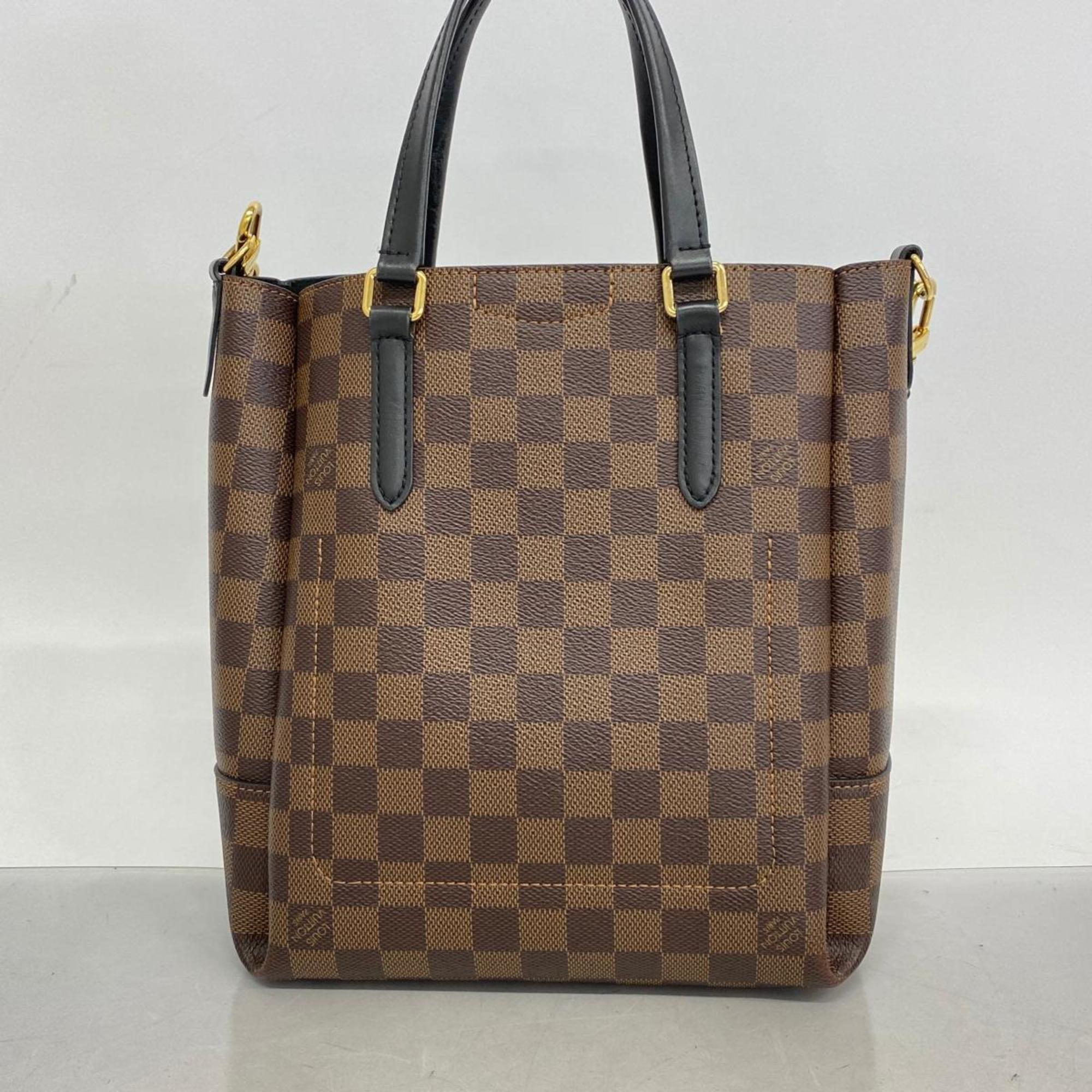 Louis Vuitton Handbag Damier Belmont NV BB N60348 Ebene Black Ladies