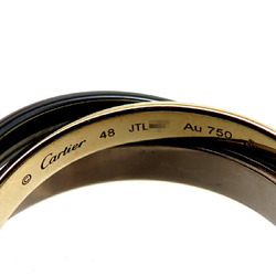 Cartier #48 Trinity Ladies Ring, 750 Yellow Gold, Size 8.5