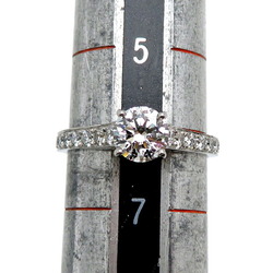 Van Cleef & Arpels #46 0.50ct Diamond Romance Ladies Ring VCARG27100 Pt950 Platinum Size 6