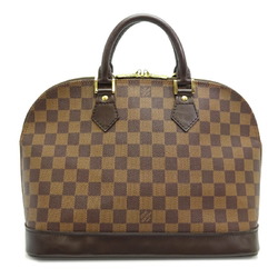 Louis Vuitton Alma PM Women's Handbag N53151 Damier Ebene (Brown)
