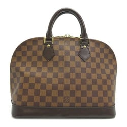 Louis Vuitton Alma PM Women's Handbag N53151 Damier Ebene (Brown)