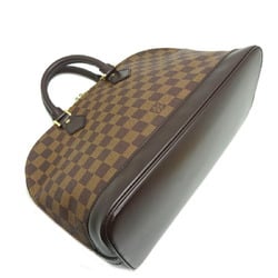 Louis Vuitton Alma PM Women's Handbag N53151 Damier Ebene (Brown)