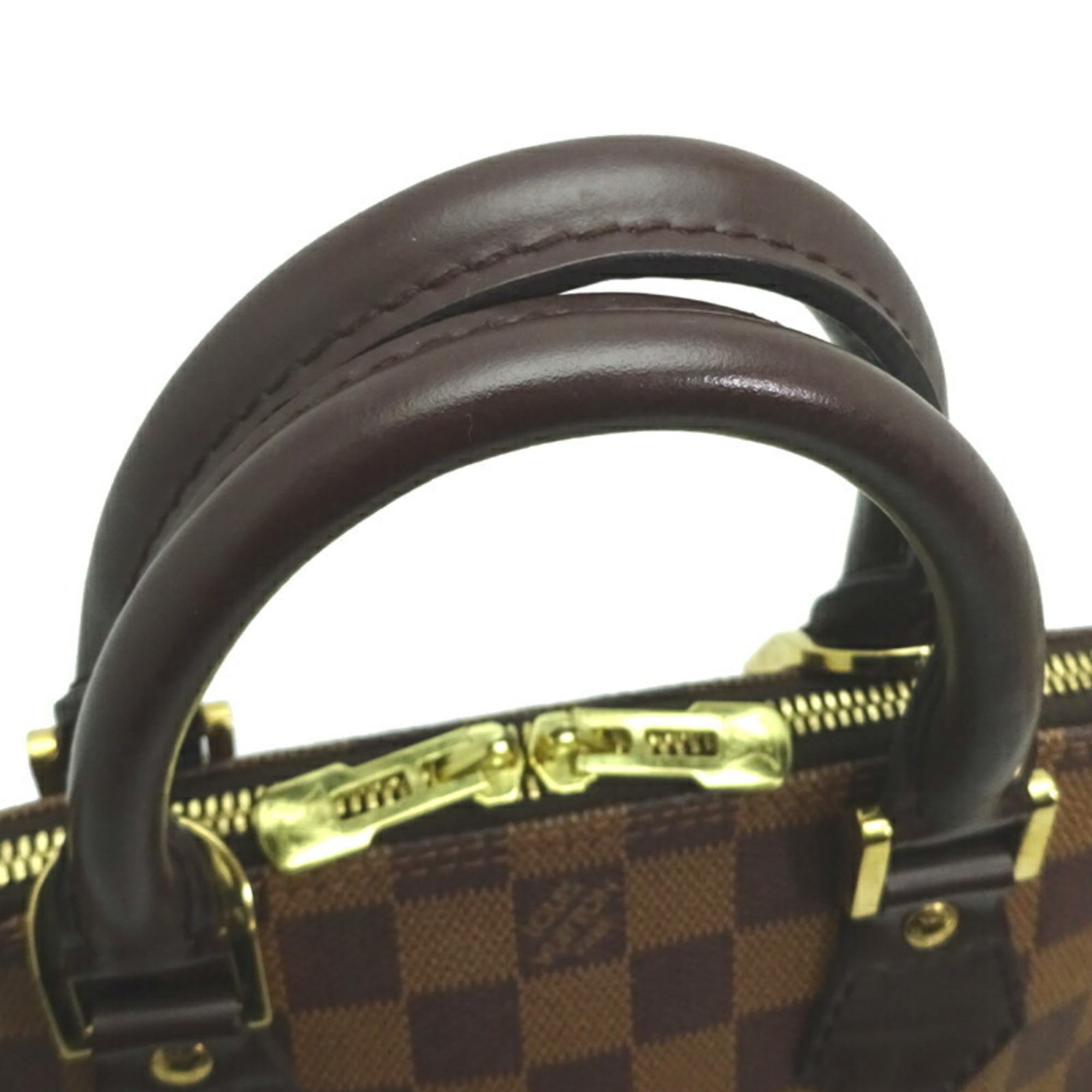 Louis Vuitton Alma PM Women's Handbag N53151 Damier Ebene (Brown)