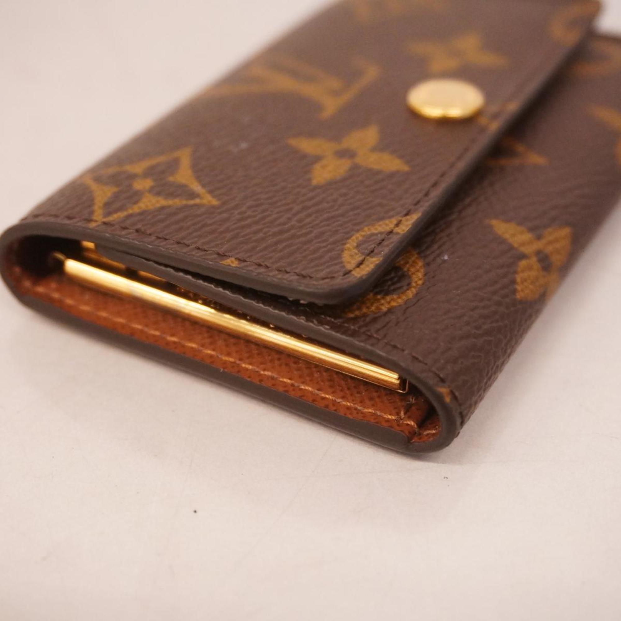 Louis Vuitton Key Case Monogram Multicle 6 M62630 Brown Men's Women's