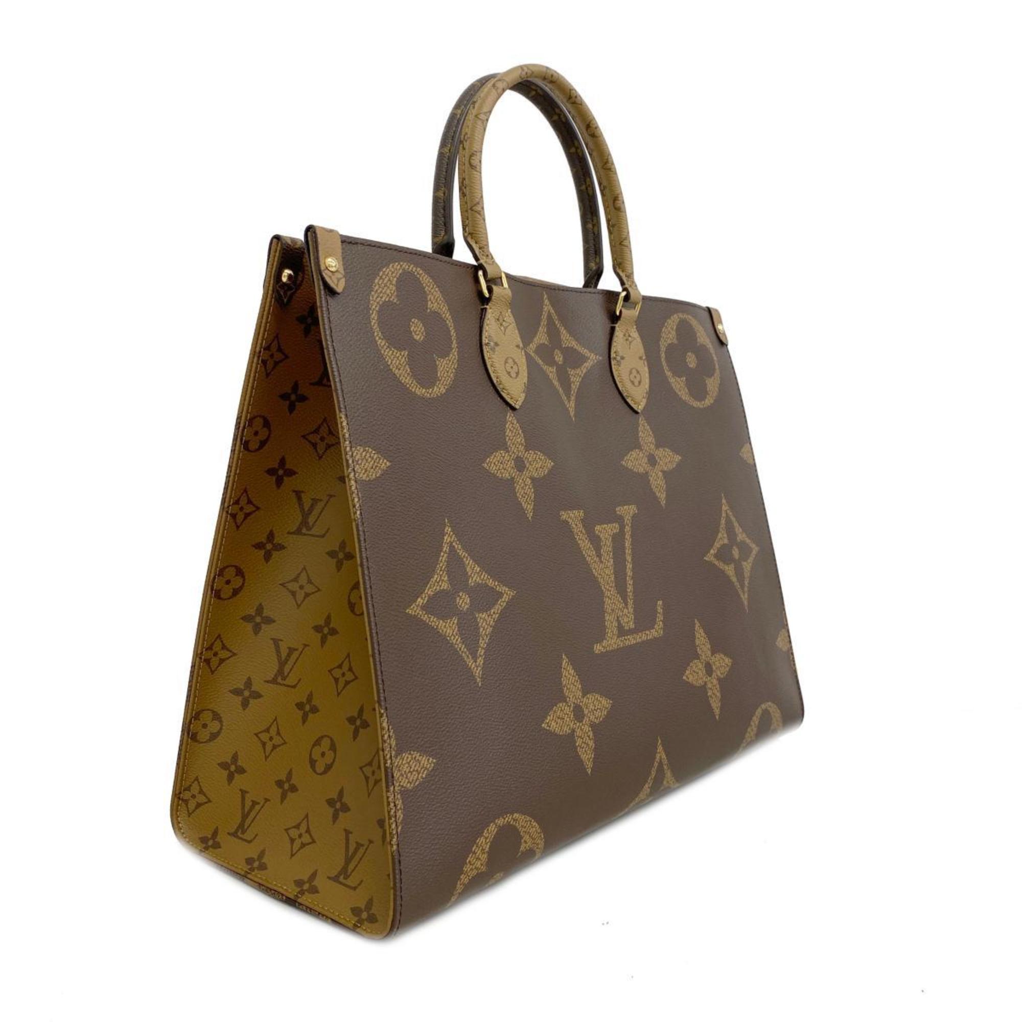 Louis Vuitton Handbag Monogram Giant On The Go GM M45320 Brown Women's