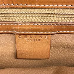 Celine Shoulder Bag Macadam Brown Women's