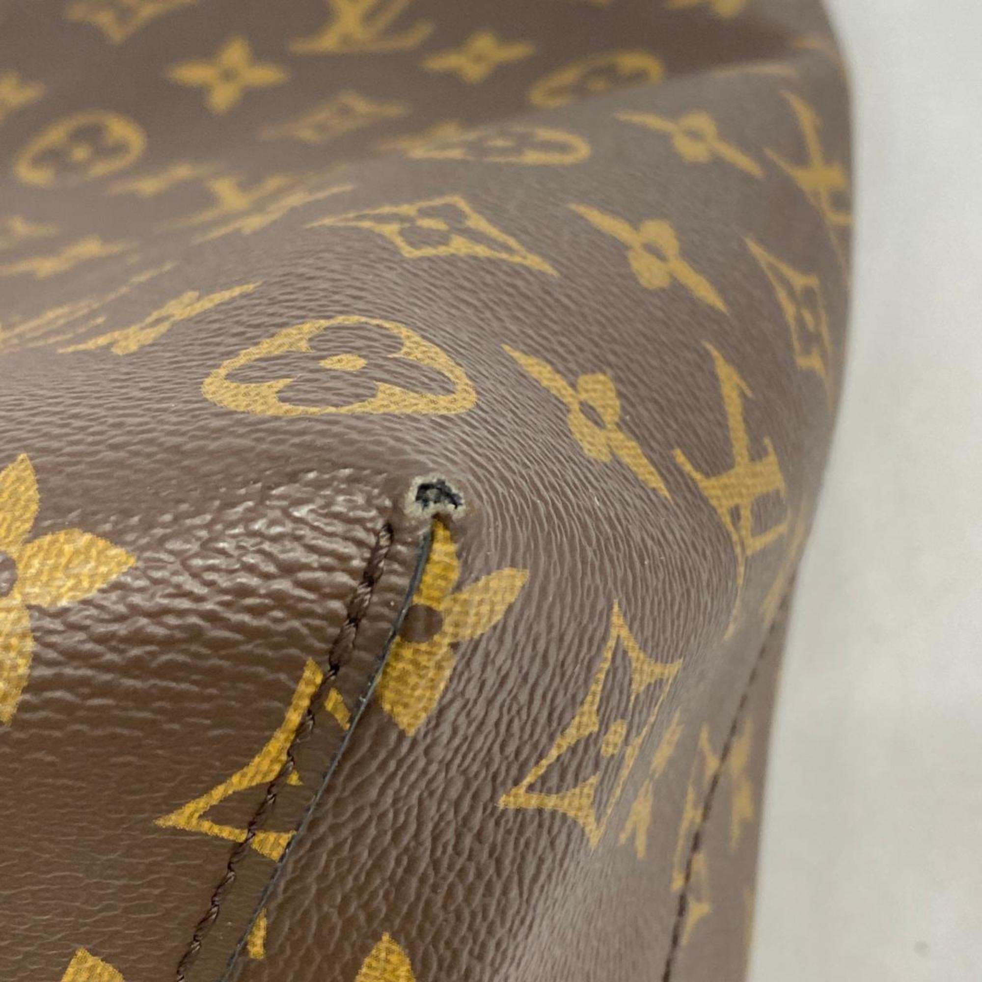 Louis Vuitton Shoulder Bag Monogram Flower Hobo M43630 Brown Coquelicot Ladies