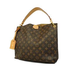 Louis Vuitton Shoulder Bag Monogram Graceful PM M43701 Brown Beige Women's