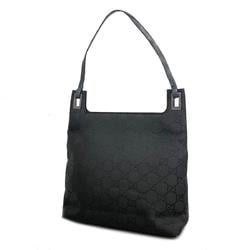 Gucci Shoulder Bag GG Nylon 0013102 Black Women's