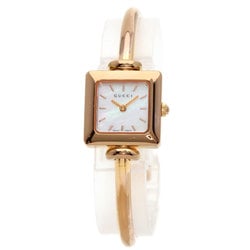 Gucci 1900L Square Face Bangle Shell Watch PGP/PGP Ladies GUCCI