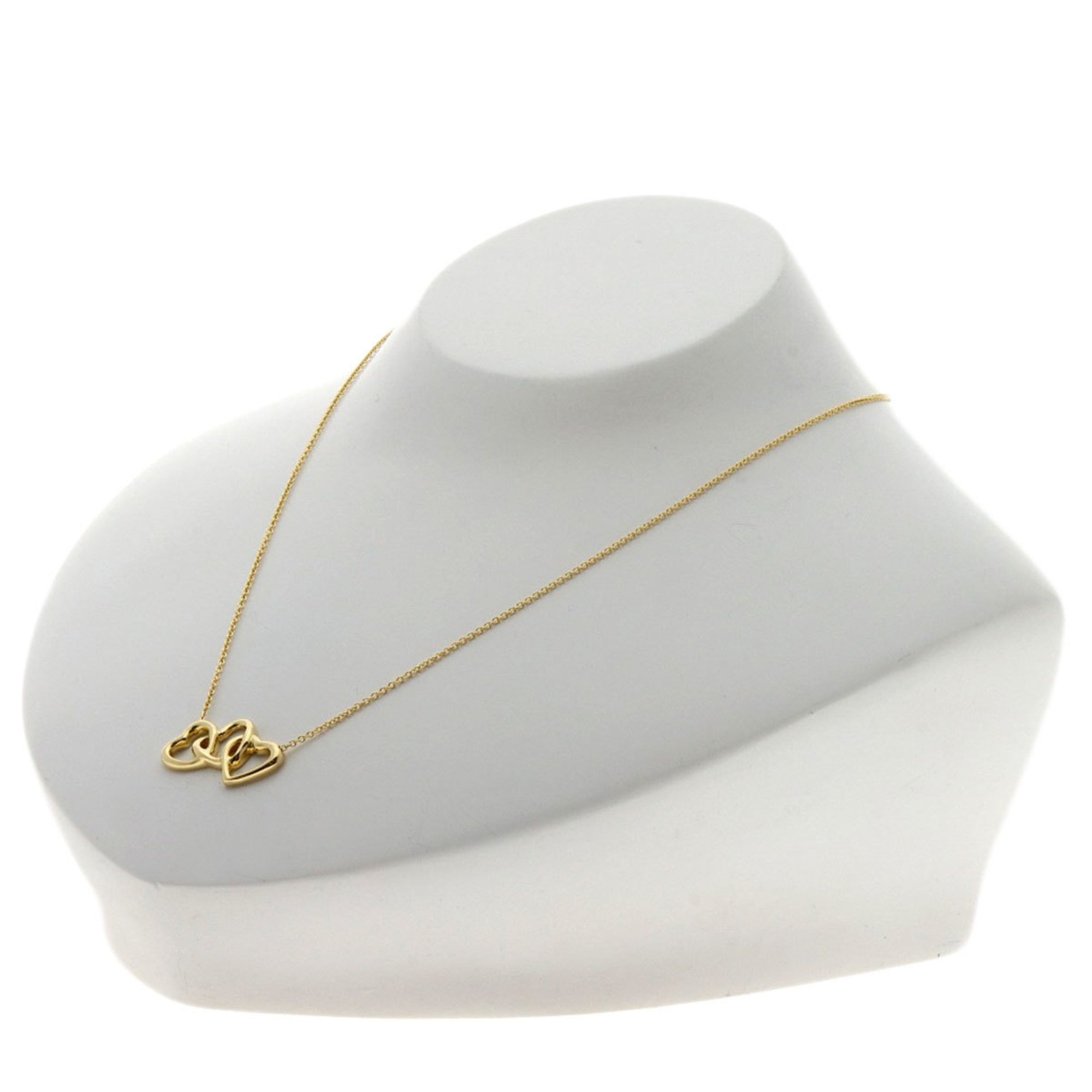 Tiffany & Co. Triple Heart Necklace, 18K Yellow Gold, Women's, TIFFANY