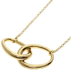 Tiffany Double Loop Necklace K18 Yellow Gold Women's TIFFANY&Co.