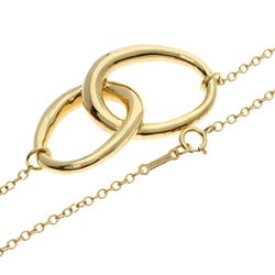 Tiffany Double Loop Necklace K18 Yellow Gold Women's TIFFANY&Co.