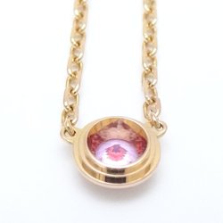 CARTIER Cartier Amour Necklace 1P Pink Sapphire Diamant Legende B7218400 K18PG Gold 291591