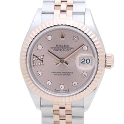 ROLEX Rolex Datejust 28 279171G IX & Star Diamond K18PG Pink Gold x Stainless Steel Ladies 39405 Watch