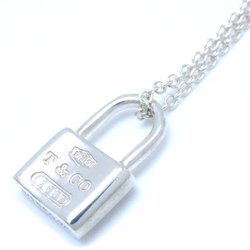 TIFFANY&Co. Tiffany Cadena Lock Necklace with Key Motif, Silver 925, 291650