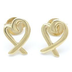 TIFFANY&Co. Tiffany Loving Heart Earrings K18YG Yellow Gold 291642
