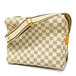 Louis Vuitton Shoulder Bag Damier Azur Naviglio N51189 White Men's Women's