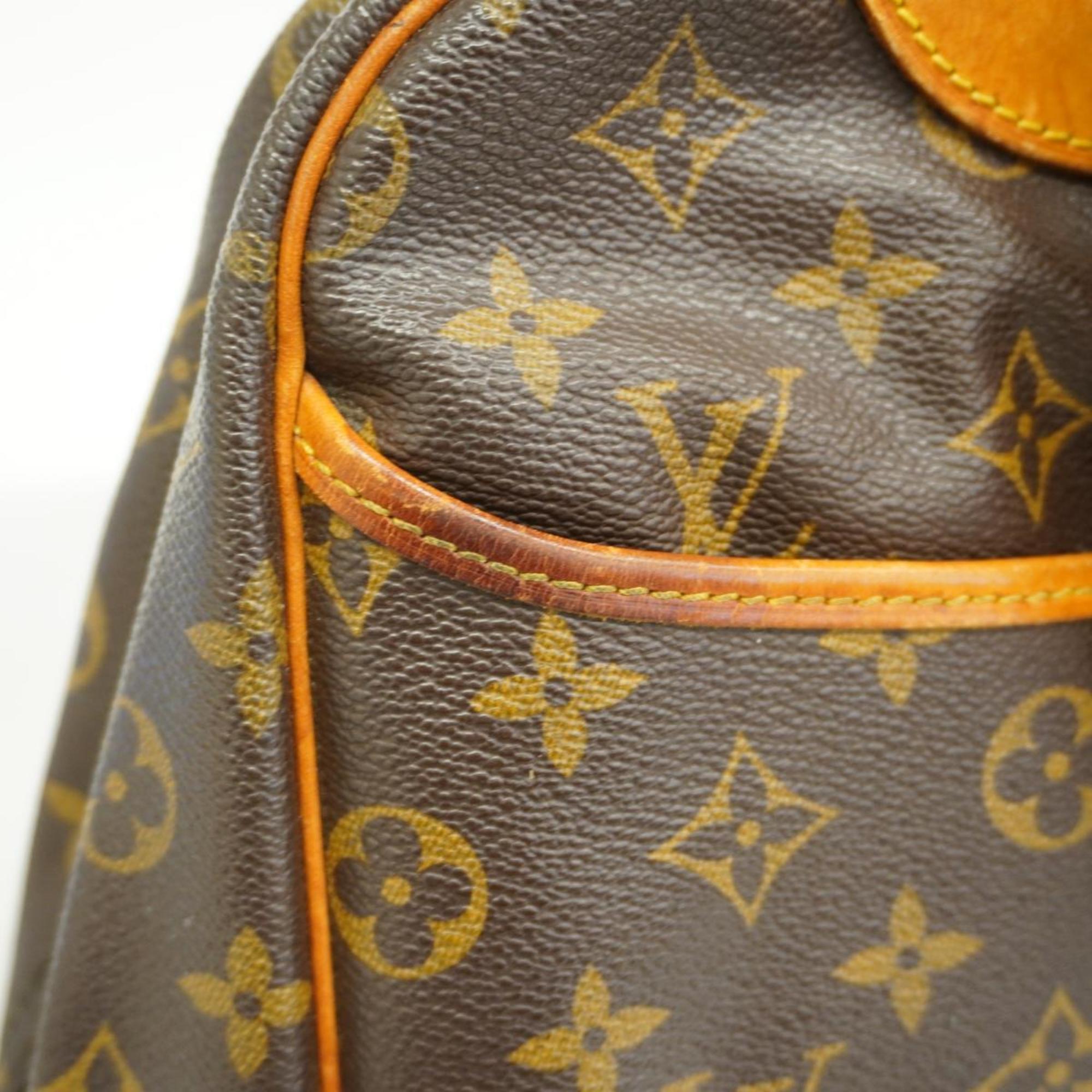 Louis Vuitton Handbag Monogram Deauville M47270 Brown Men's Women's
