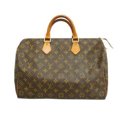 Louis Vuitton Handbag Monogram Speedy 35 M41107 Brown Men's Women's