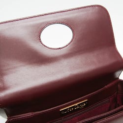 Cartier Must Women's Leather Shoulder Bag Bordeaux