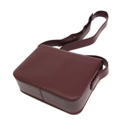 Cartier Must Women's Leather Shoulder Bag Bordeaux