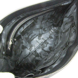 Jimmy Choo DEREK Men,Women Leather Clutch Bag Black